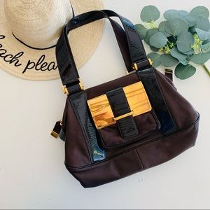 MICHAEL KORS Made in Italy Hobo Buckle Handbag